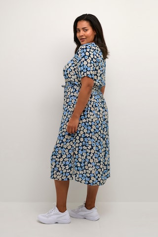 KAFFE CURVE Sukienka 'Tiri' w kolorze niebieski