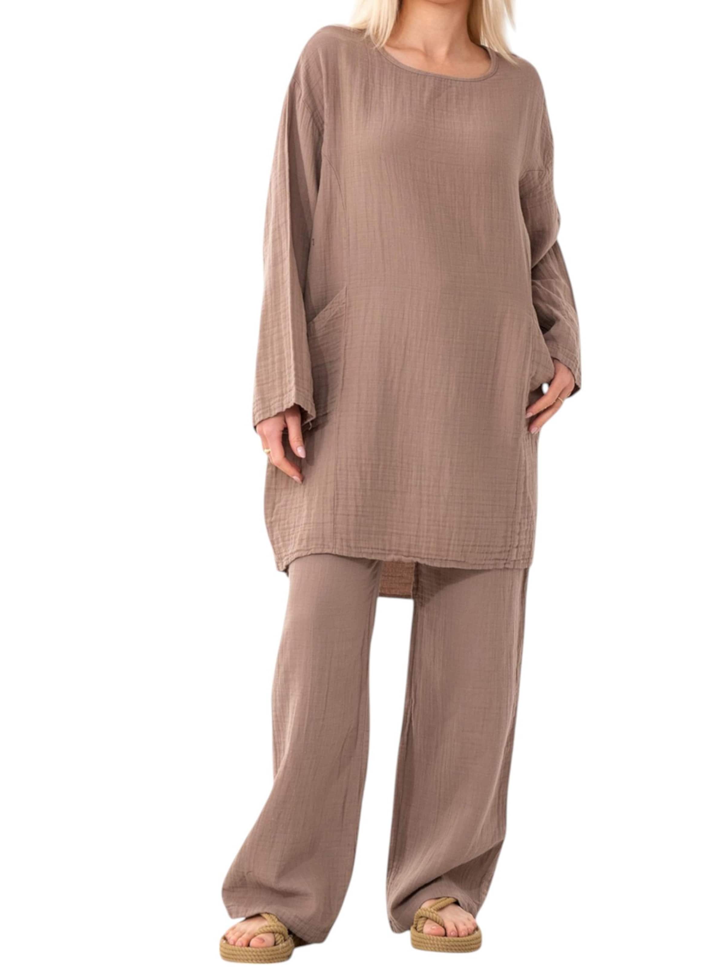 WENOR Bluse 'NISA'‌‌‌‌‌‌ in Beige