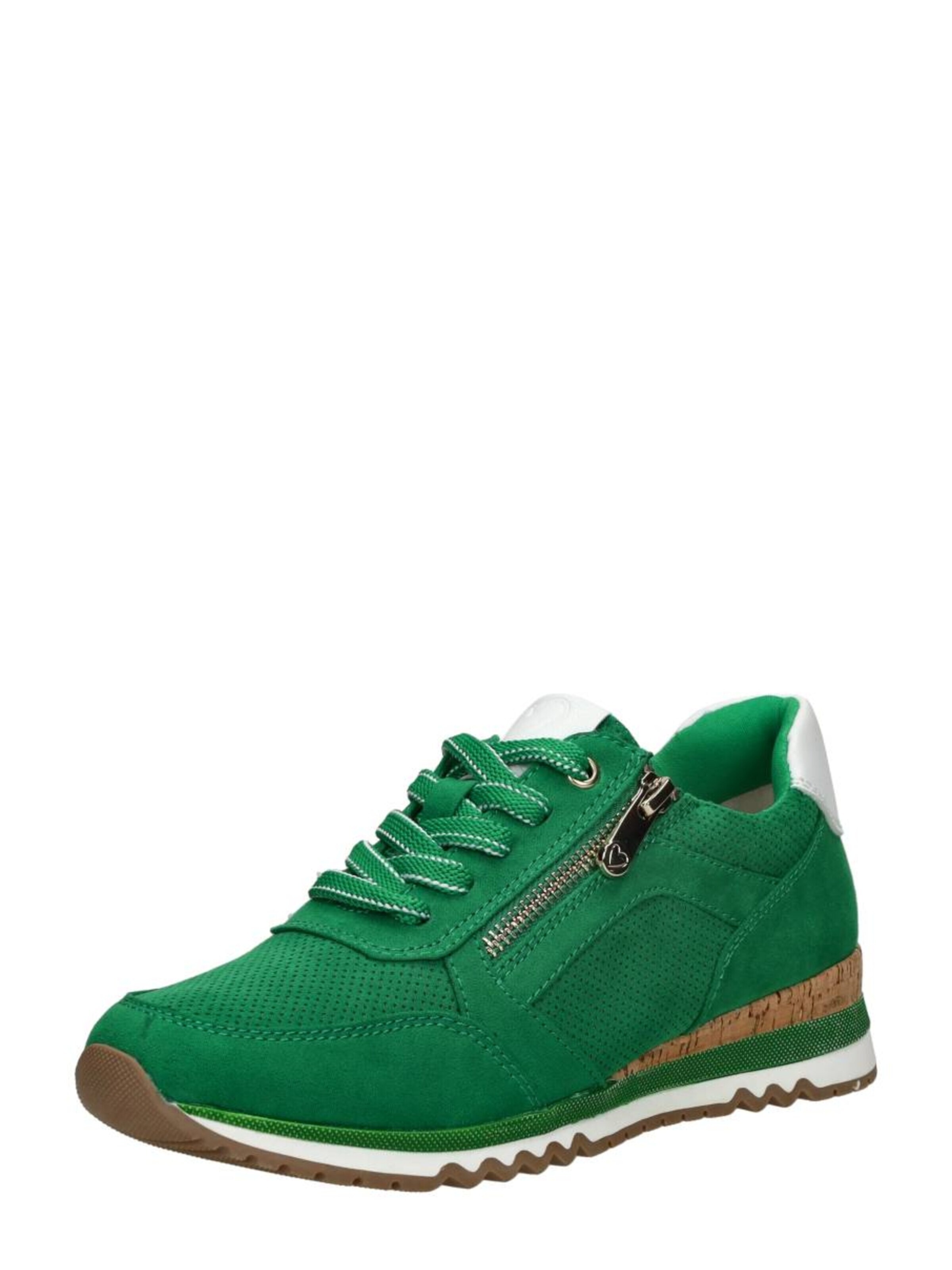 MARCO TOZZI Platform trainers 'Sneakers Laag' in Green