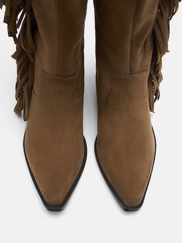 Bottes de cowboy Pull&Bear en marron