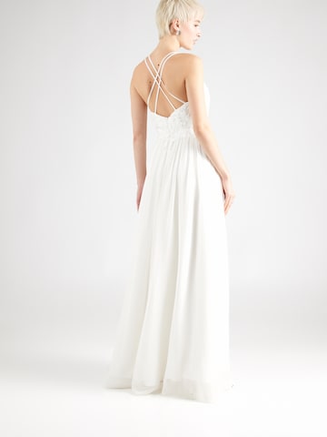 Robe de soirée Laona en blanc