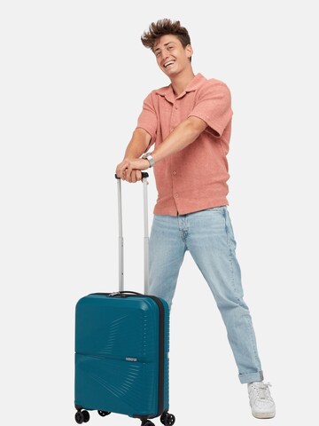 American Tourister Trolley 'AIRCONIC SPINNER 55/20 TSA'‌‌‌‌‌‌‌ in Blau