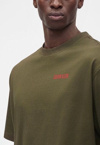 Calvin Klein Jeans - Camisa 'CALVIN OR NOTHING' em verde