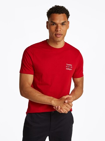 Maglietta di TOMMY HILFIGER in rosso: frontale