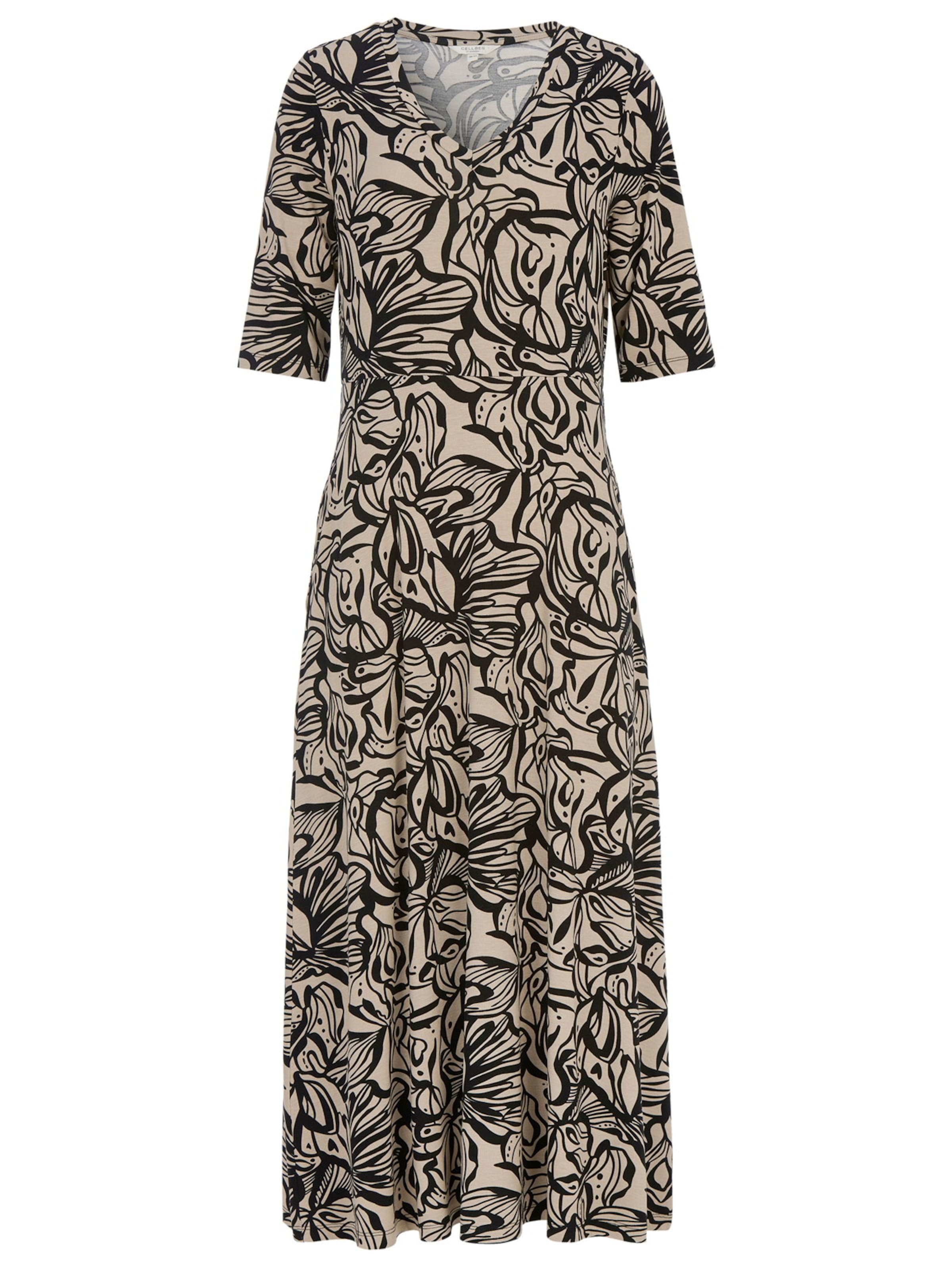 Cellbes of Sweden Jurk in Beige: voorkant