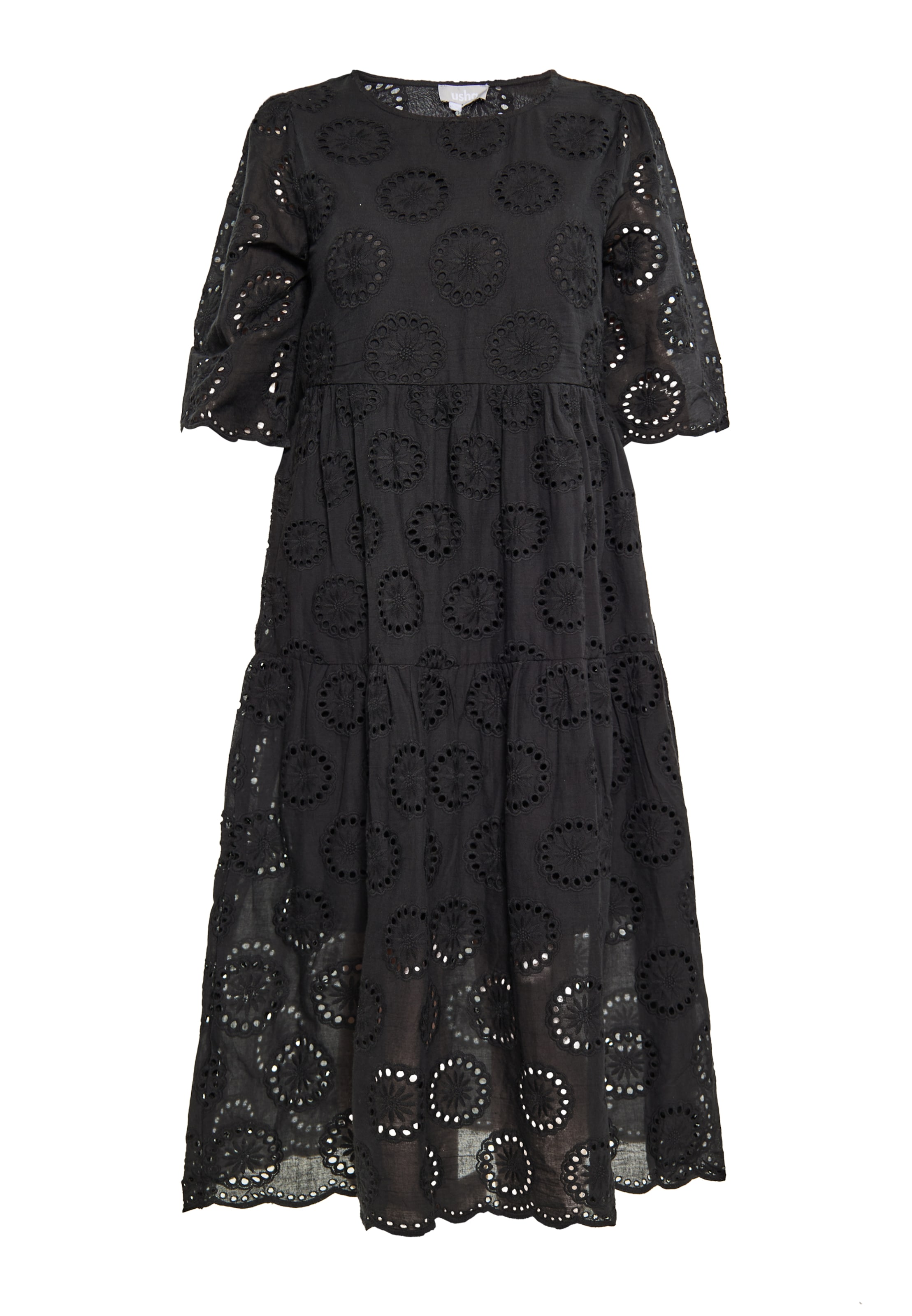 Usha Šaty - Čierna: predná strana