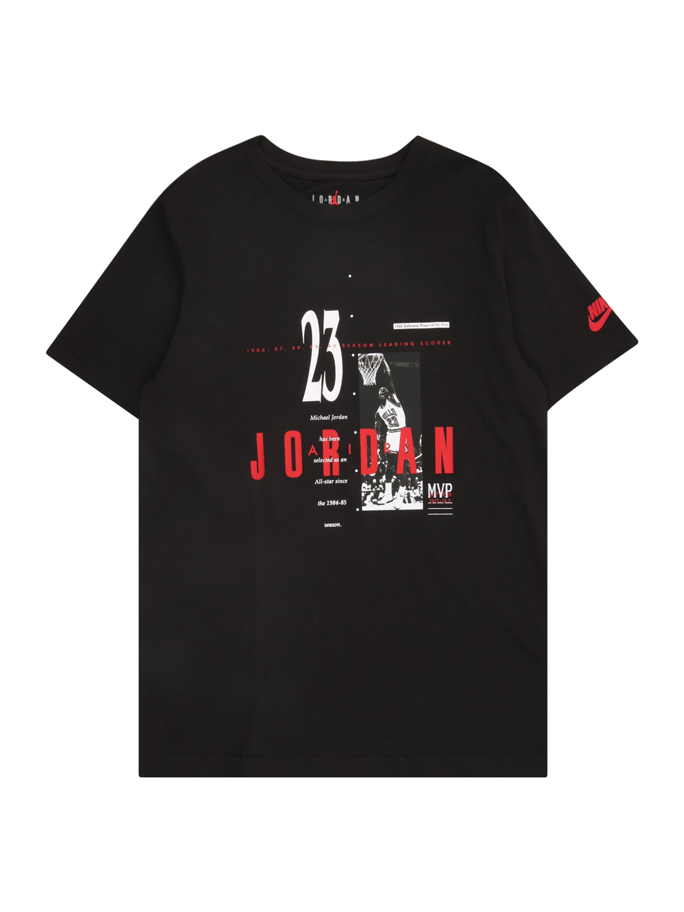 T-Shirt Jordan en noir : devant