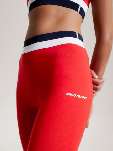 TOMMY HILFIGER Skinny Sporthose in Pink