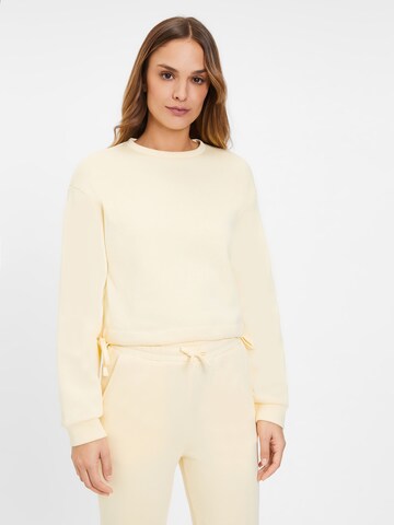 LASCANA Sweatshirt in Beige: predná strana