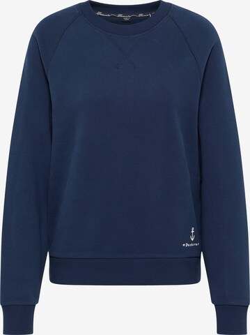 DreiMaster Maritim Sweatshirt 'Kilata' in Blau: predná strana