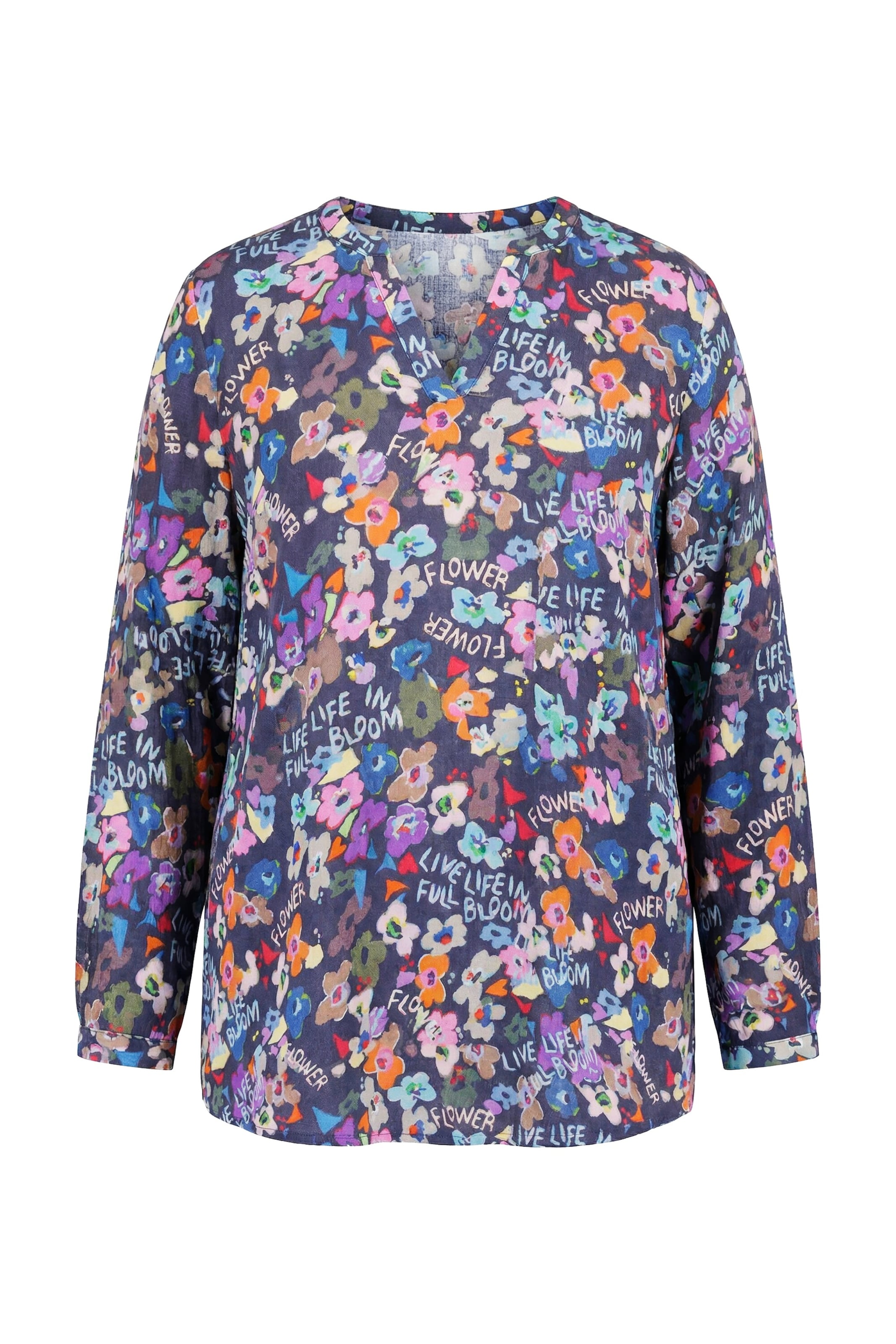 Angel of Style Bluse in Mischfarben: Vorderseite