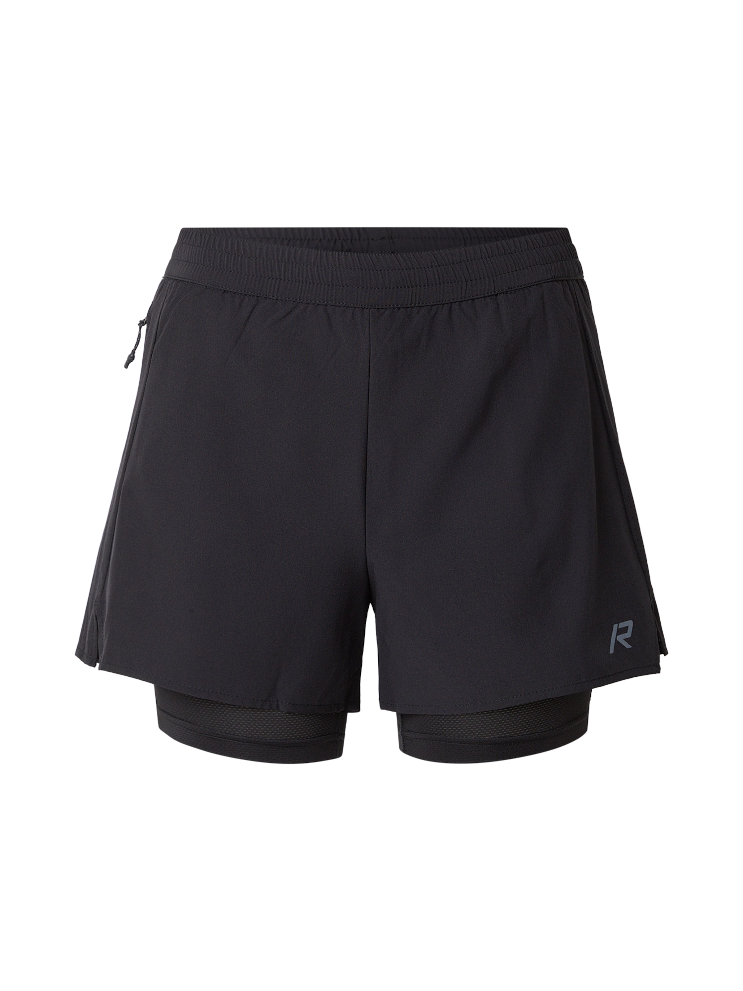 juoda Rukka Standartinis Sportinės kelnės 'MAKELA': priekis