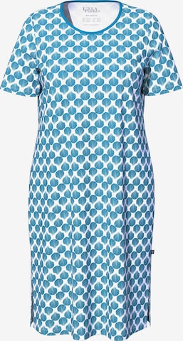 Ulla Popken Nachthemd in Blauw: voorkant