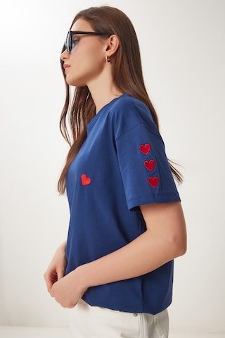 T-shirt Happiness İstanbul en bleu