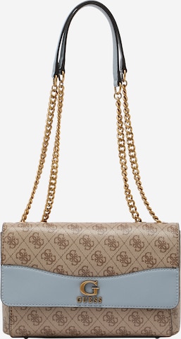 Sac bandoulière 'Nell' GUESS en bleu : devant