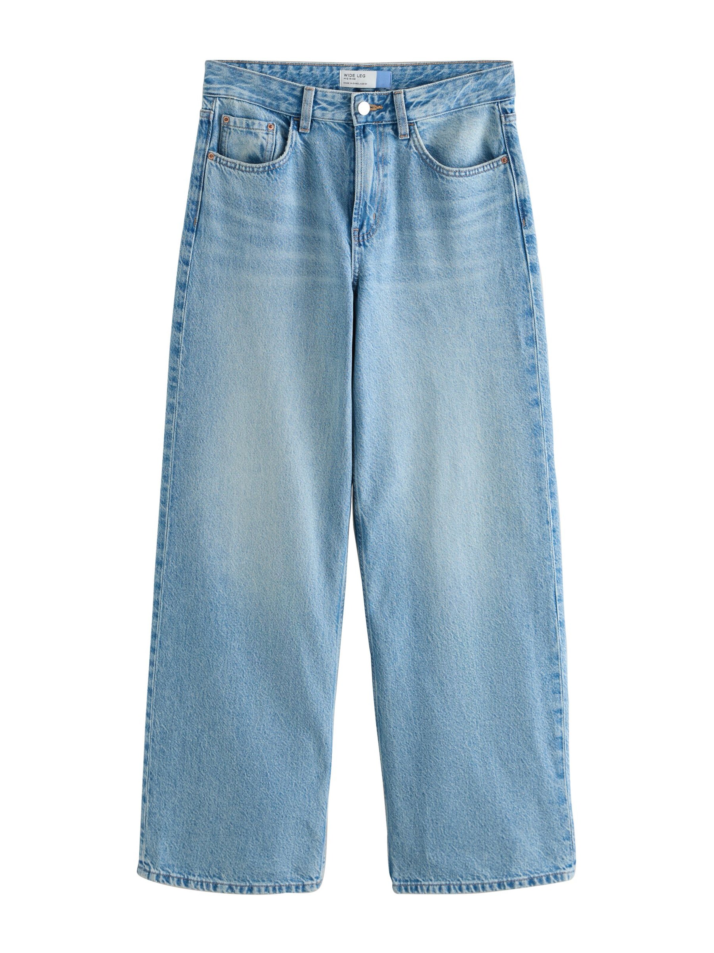 Next Wide Leg Jeans in Blau