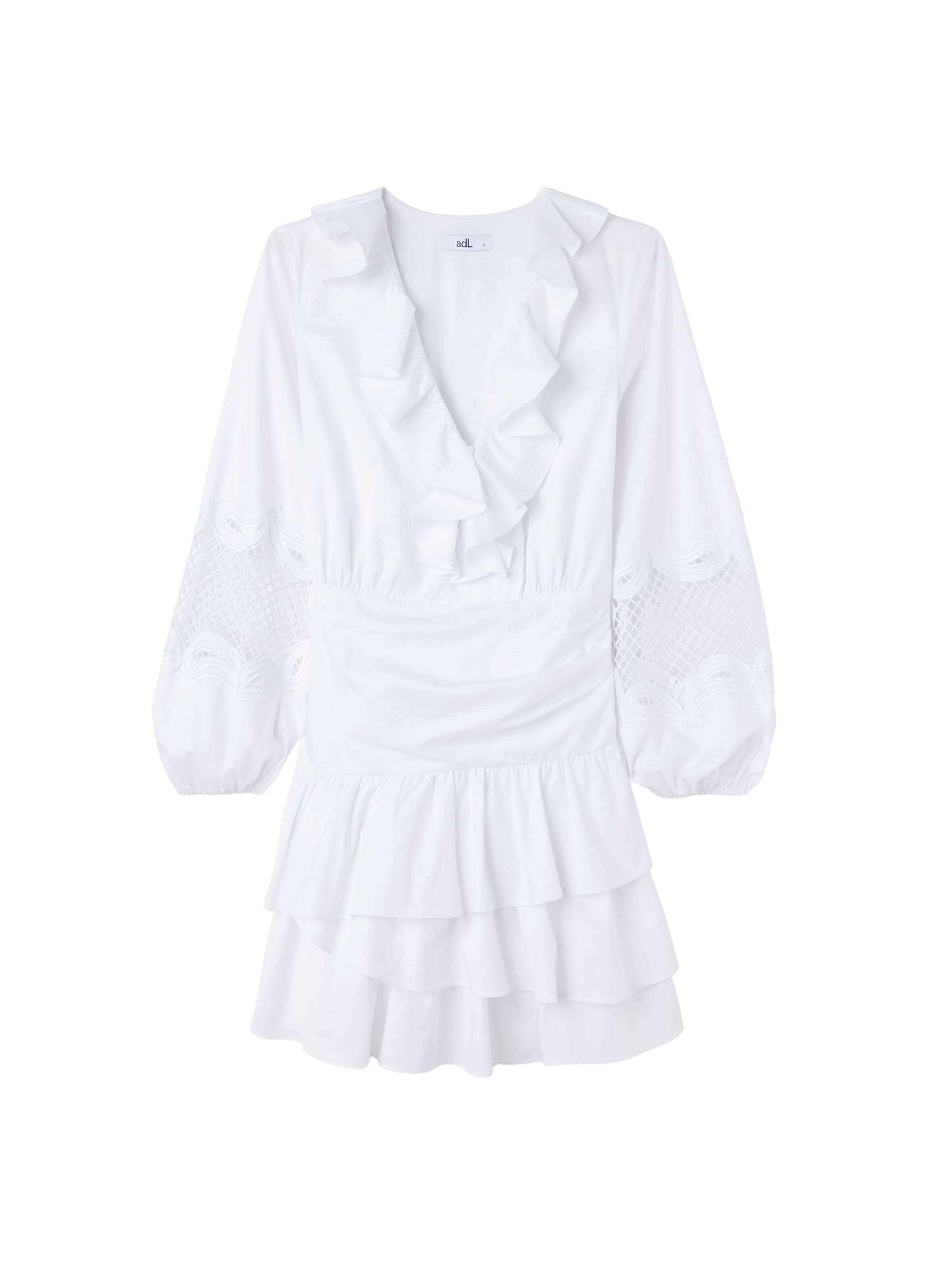 adl Shirt Dress in Beige: front