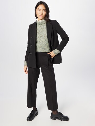 Designers Society Lużny krój Spodnie w kant 'SAGRA' w kolorze czarny