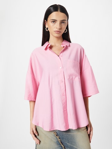 SISTERS POINT Blouse 'ELLA' in Roze: voorkant