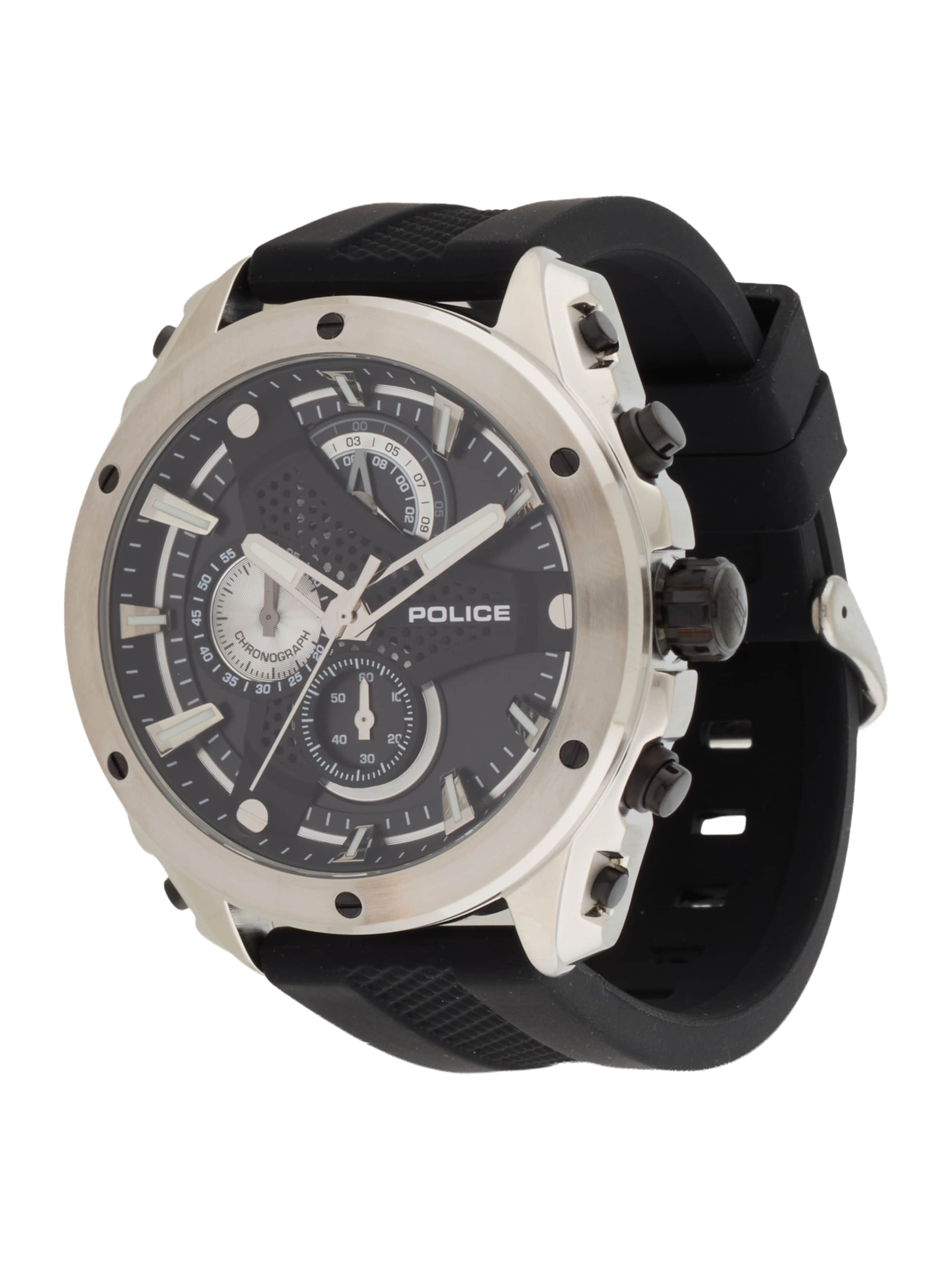 Orologio analogico 'Wyvern' di POLICE in argento: frontale