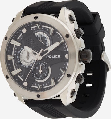 POLICE Analoginen kello 'Wyvern' värissä hopea: etupuoli