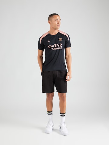Tricou funcțional 'PSG' de la NIKE pe negru