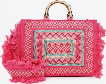 Suri Frey Μεγάλη τσάντα σε ροζ: μπροστά