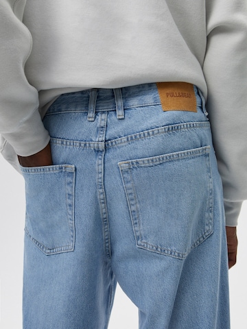Pull&Bear Regular Jeans in Blauw