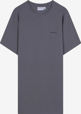 AMBIQUE Shirt 'JUSTIN' in Grijs: voorkant