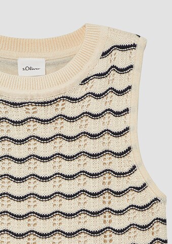 s.Oliver Sweatshirt in Beige