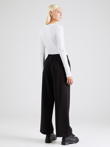 MSCH COPENHAGEN Wide leg Broek 'Edilina Ima Q' in Zwart