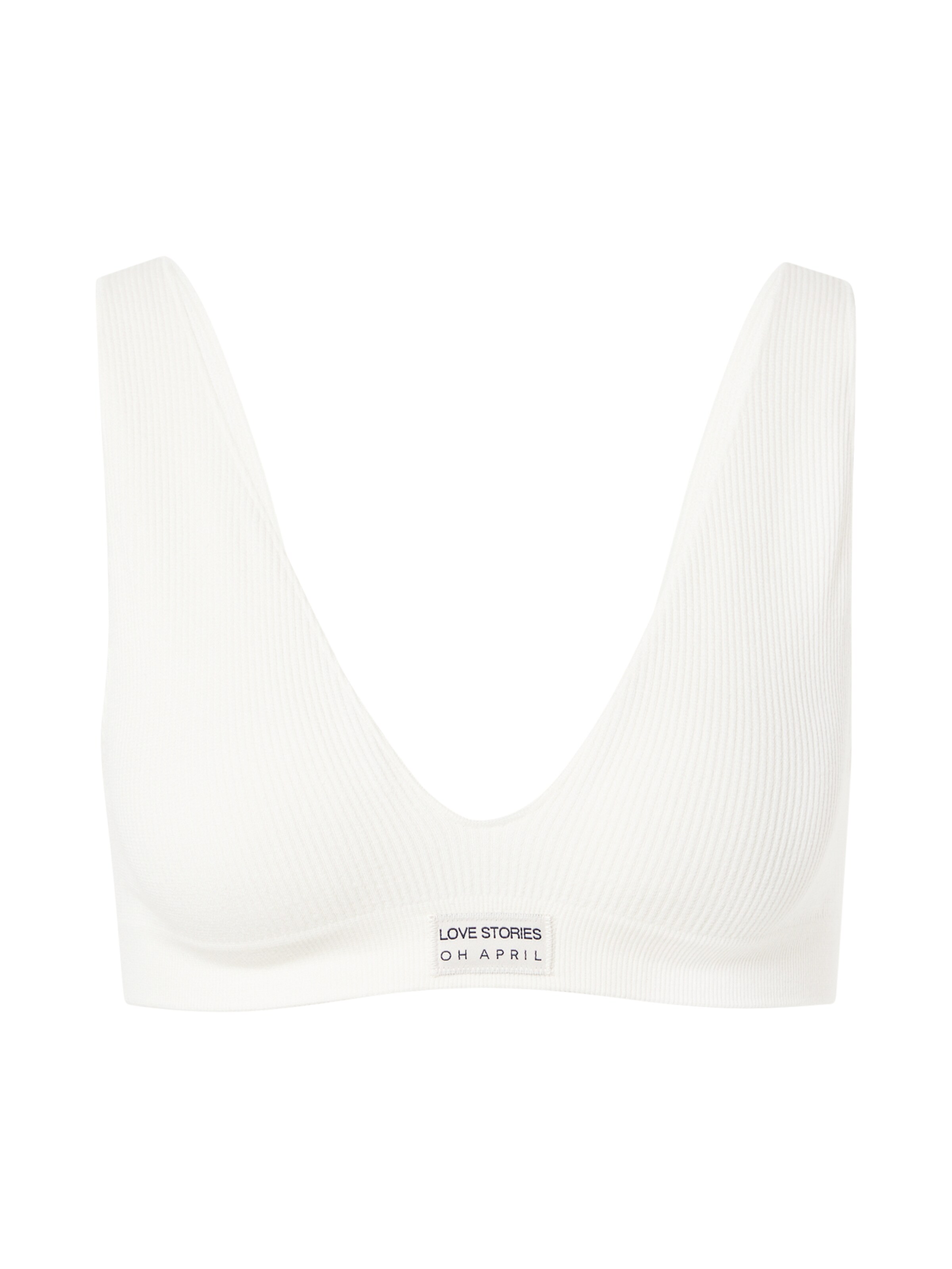 OH APRIL Бюстье Бюстгальтер 'OH APRIL x LOVE Stories - Josey' в Белый: спереди