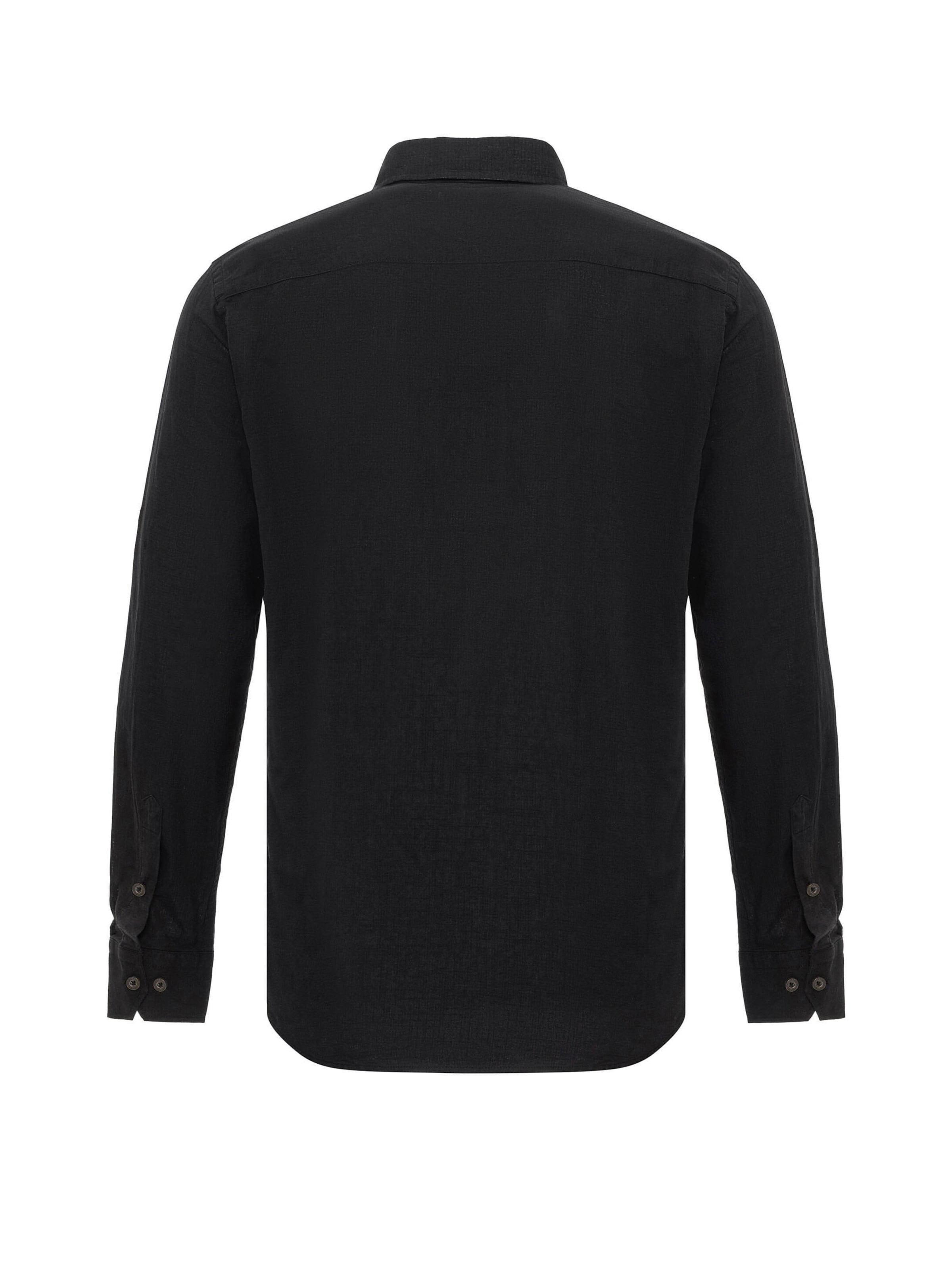 Coupe slim Chemise 'CH199' CIPO & BAXX en noir