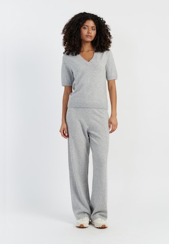 Wide leg Pantaloni 'Basics' di Chinti & Parker in grigio