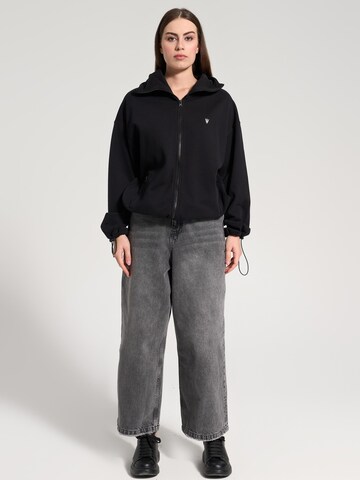 NOWIHT Sweatjacke 'Sabine'‌ in Schwarz