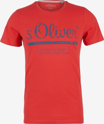 s.Oliver T-Shirt in Rot: predná strana