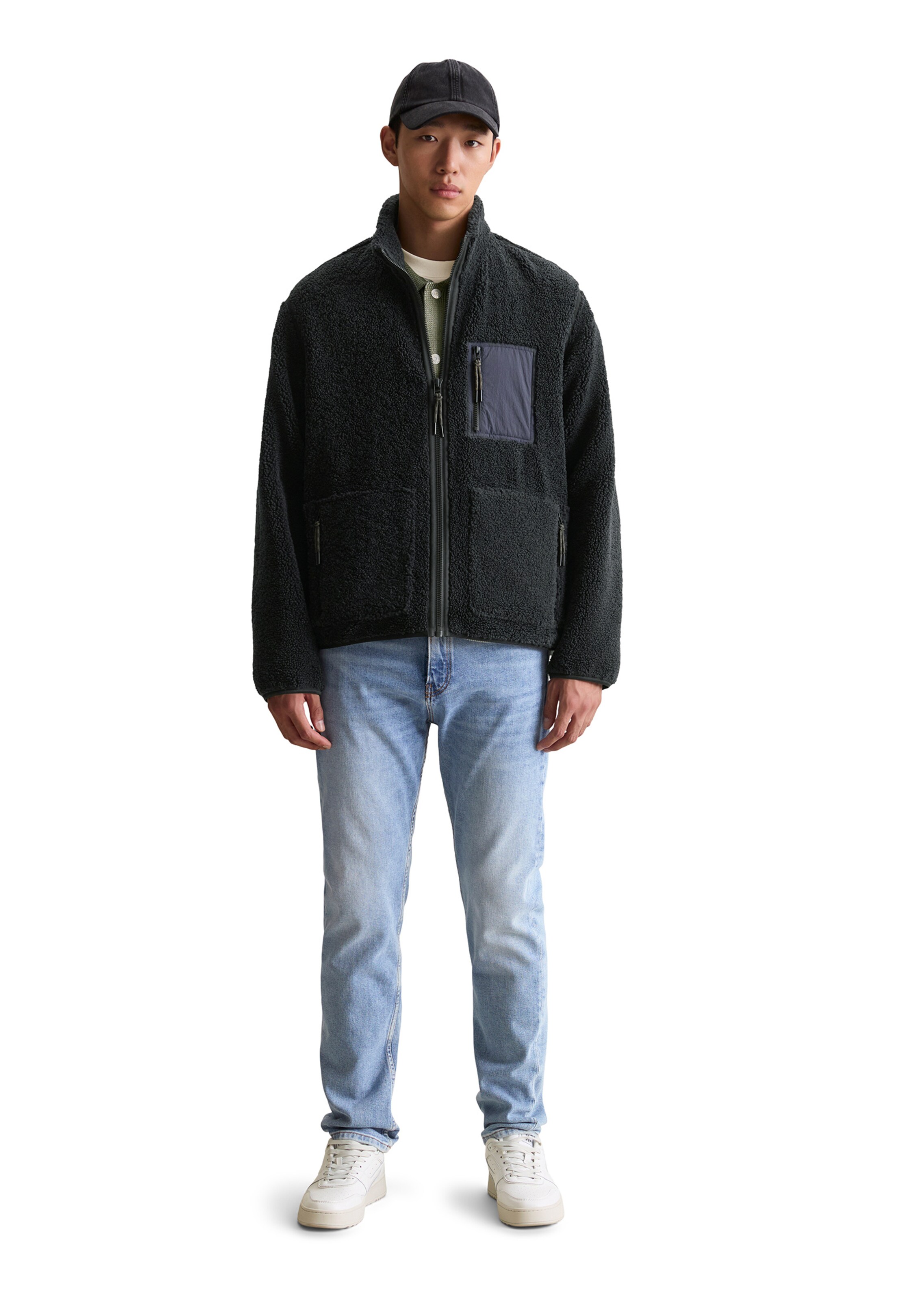 Marc O'Polo DENIM Tussenjas in Blauw