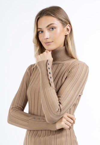 DreiMaster Klassik Pullover 'Iridia' in Beige