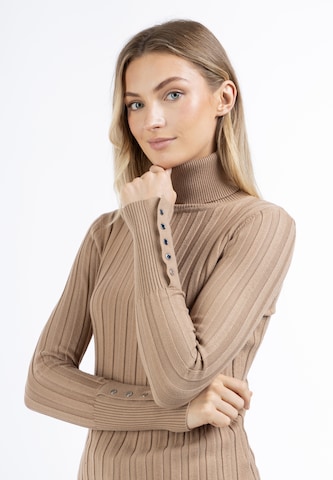 DreiMaster Klassik Pullover 'Iridia' in Beige