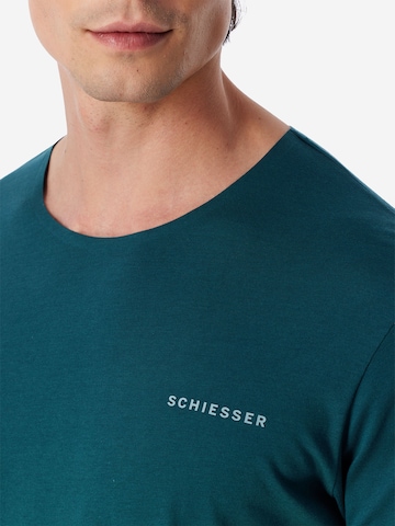 Pyjama long ' Modern Bonded ' SCHIESSER en vert