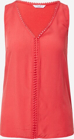 ZABAIONE Blouse 'Calla' in Rood: voorkant