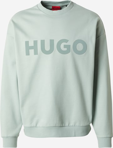 Sweat-shirt 'Dinex' HUGO en vert : devant
