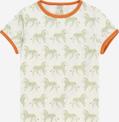 loud + proud Koszulka w kolorze kremowy / zielony / pomarańczowym, Podgląd produktu