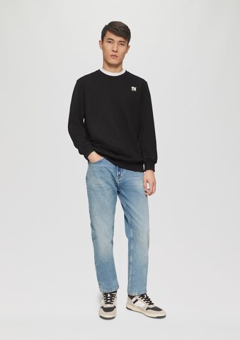 Sweat-shirt s.Oliver en noir