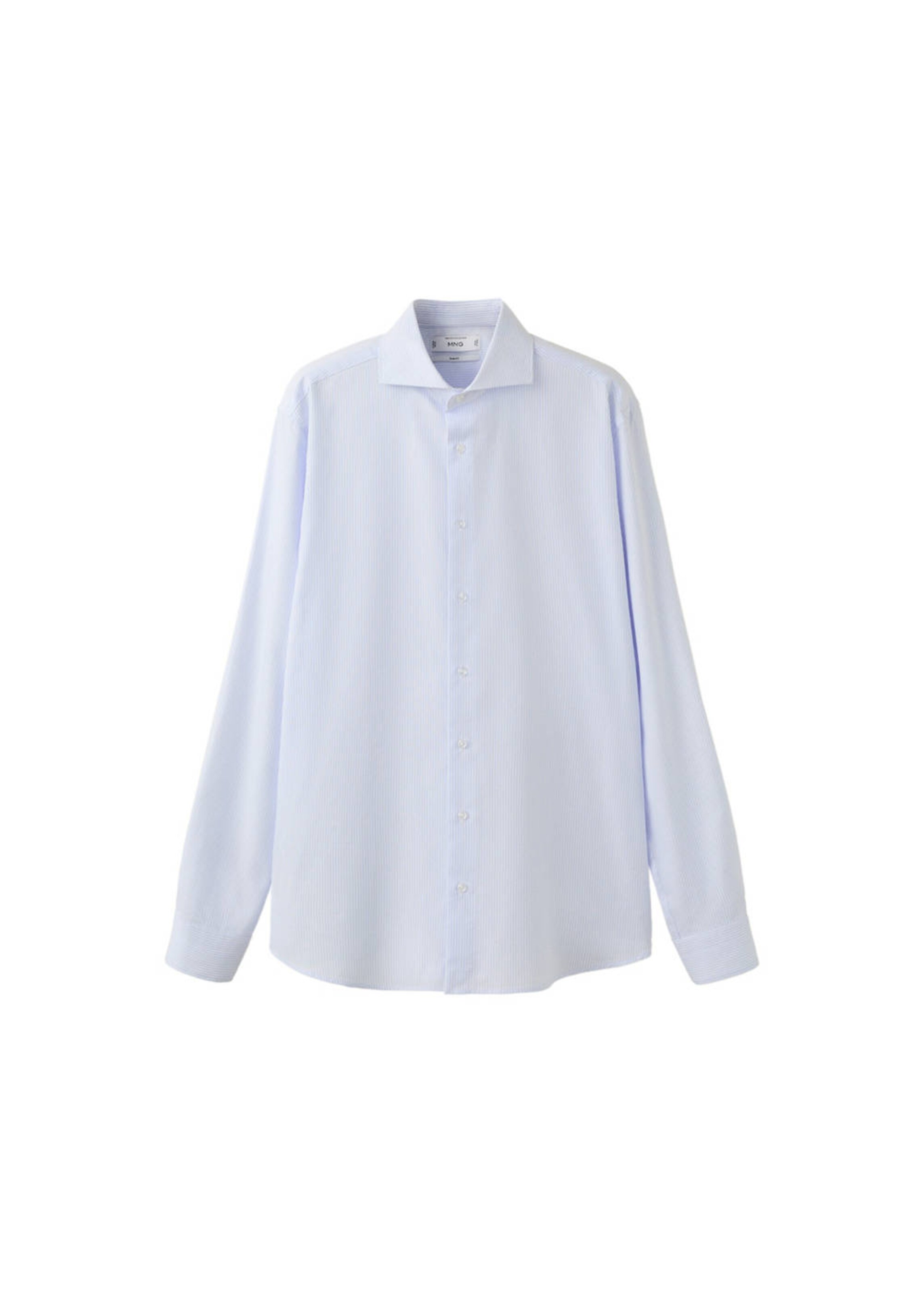 MANGO MAN Slim Fit Hemd 'Cadaques' in Blau: Vorderseite