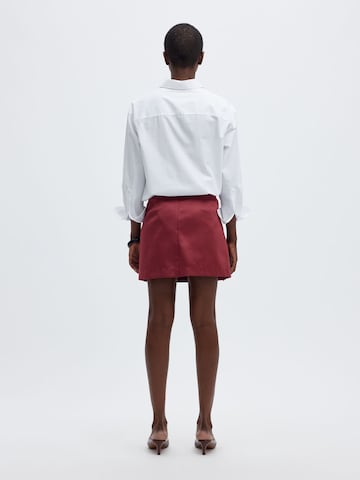 Jupe SELECTED en rouge