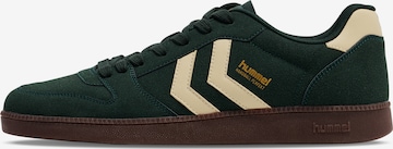 Hummel Platform trainers in Green: front