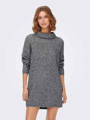 JDY Knitted dress 'INGEBORG' in Grey: front