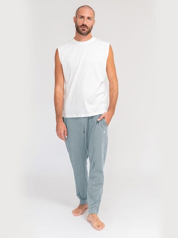LOTUSCRAFTS Tapered Workout Pants 'QUINN Mens Pants' in Blue