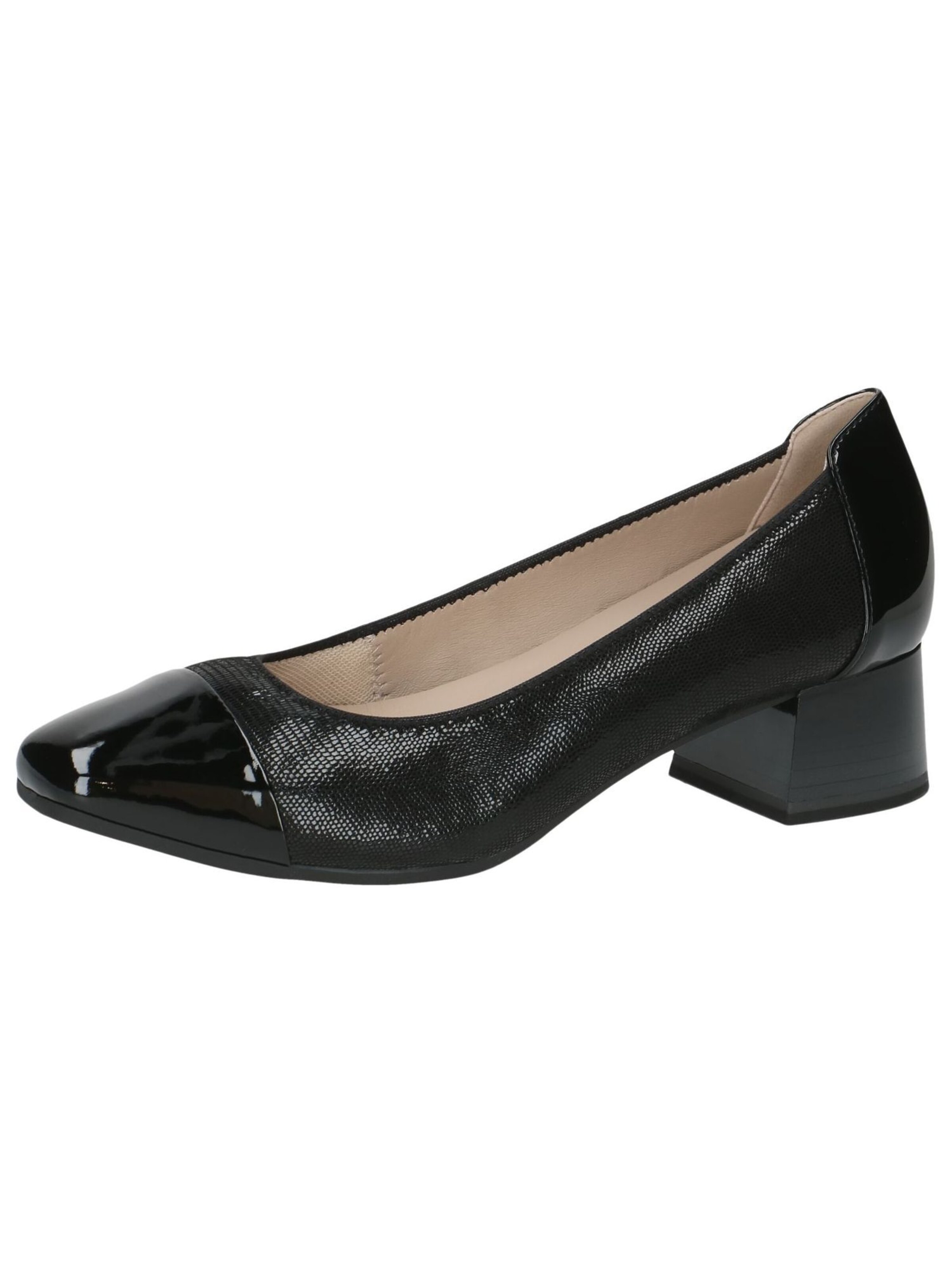 CAPRICE Pumps in Schwarz: Vorderseite